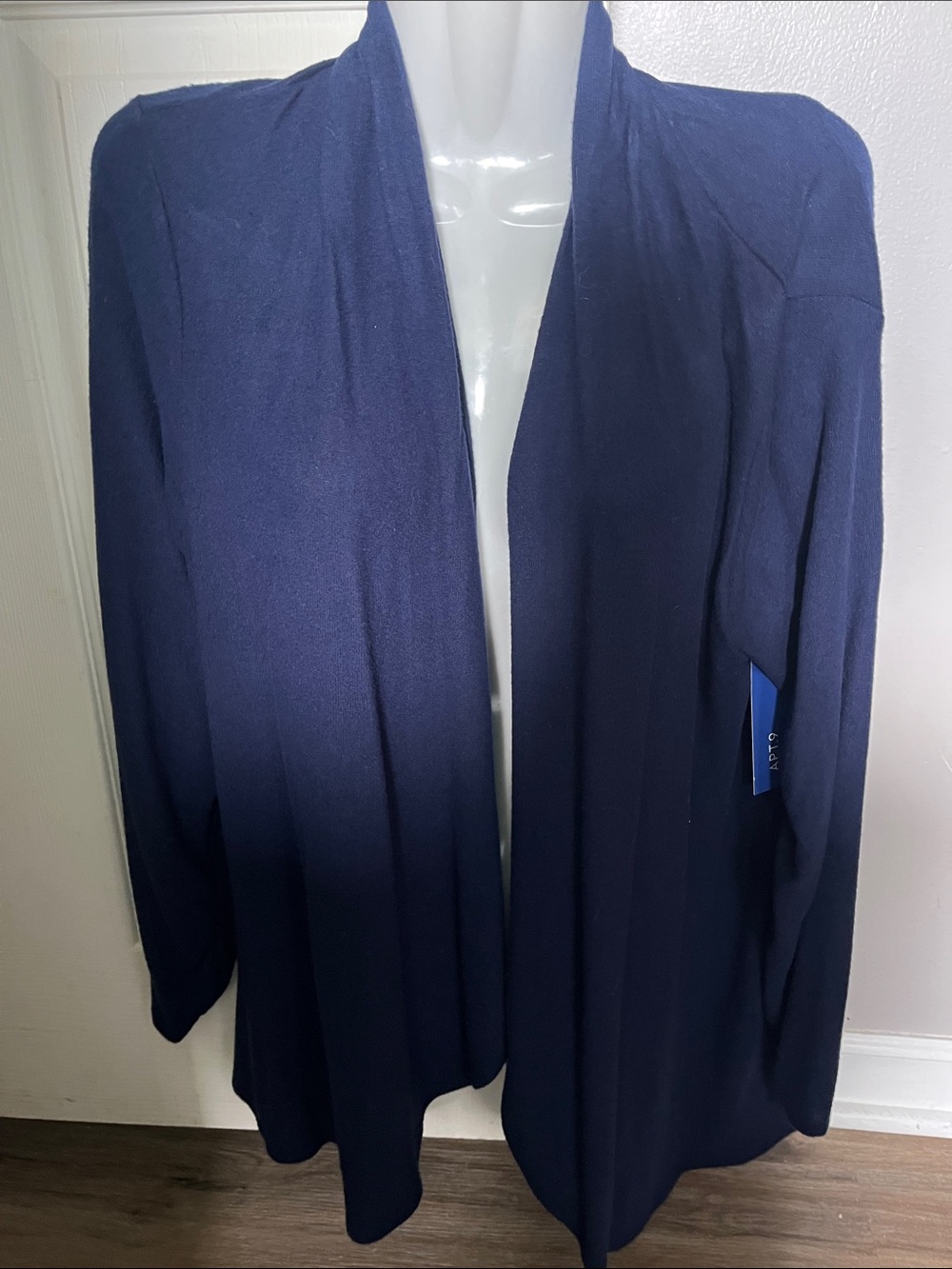 Apt. 9 Navy Open-Front Knit Cardigan